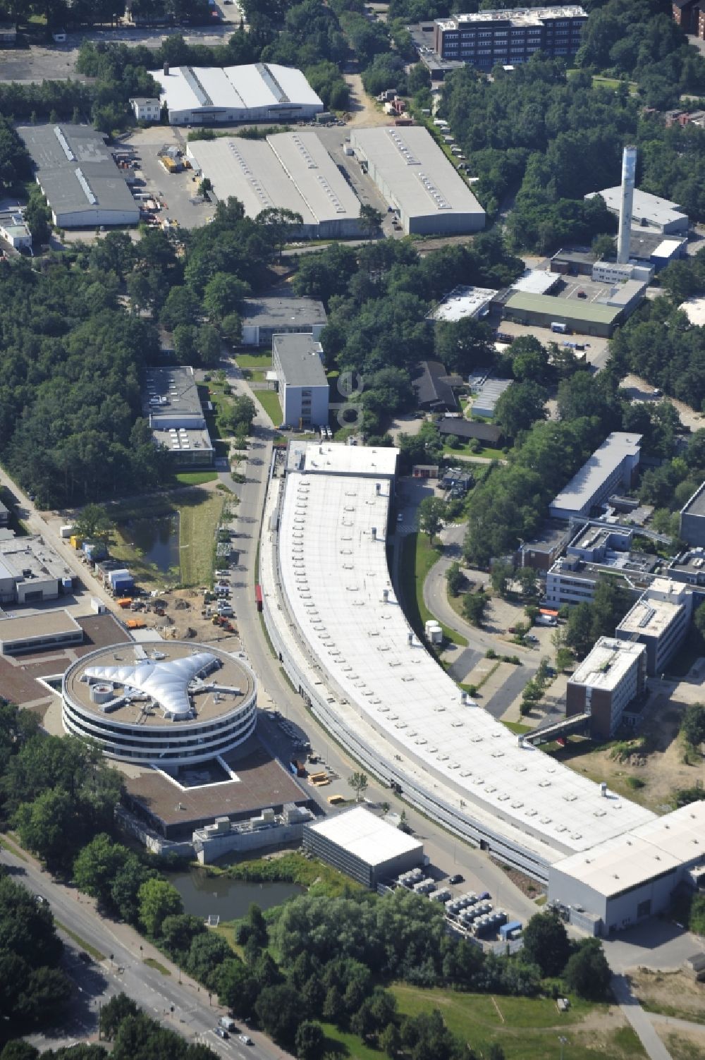 Luftbild Hamburg - Gelände des EMBL, des Europäisches Laboratorium für Molekularbiologie (EMBL) in Hamburg