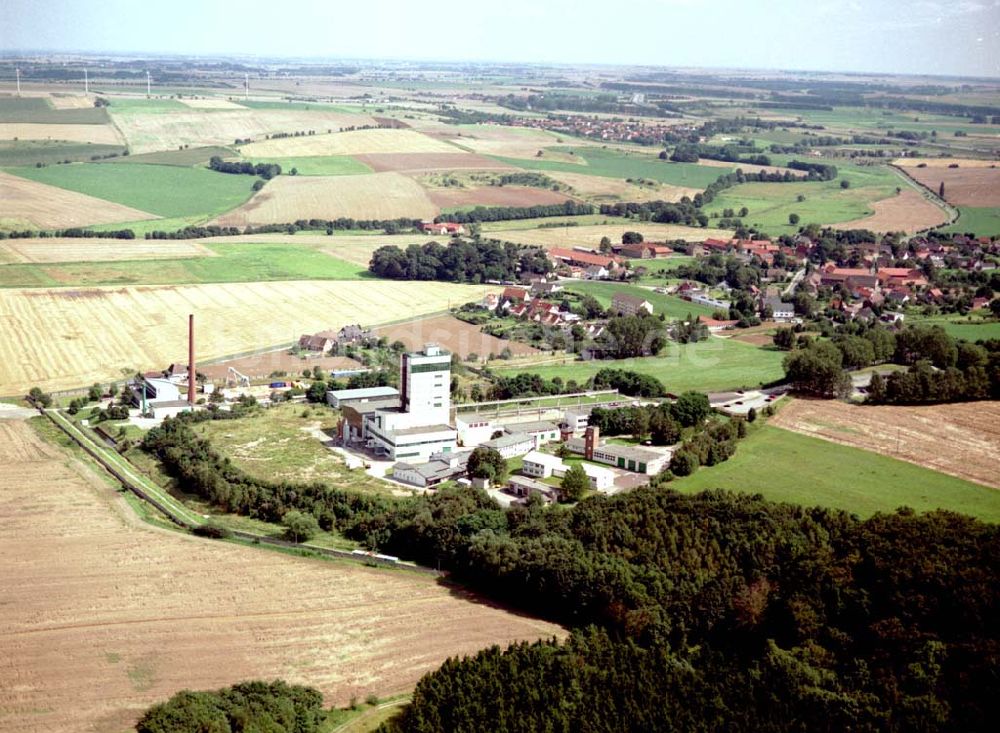 Luftbild Morsleben / Sachsen - Anhalt - Gelände des Endlagers Morsleben in Sachsen-Anhalt.