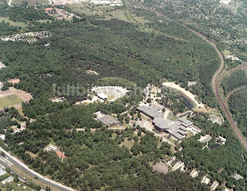 Luftaufnahme Berlin - Köpenick - Gelände des FEZ Berlin in der Wuhlheide