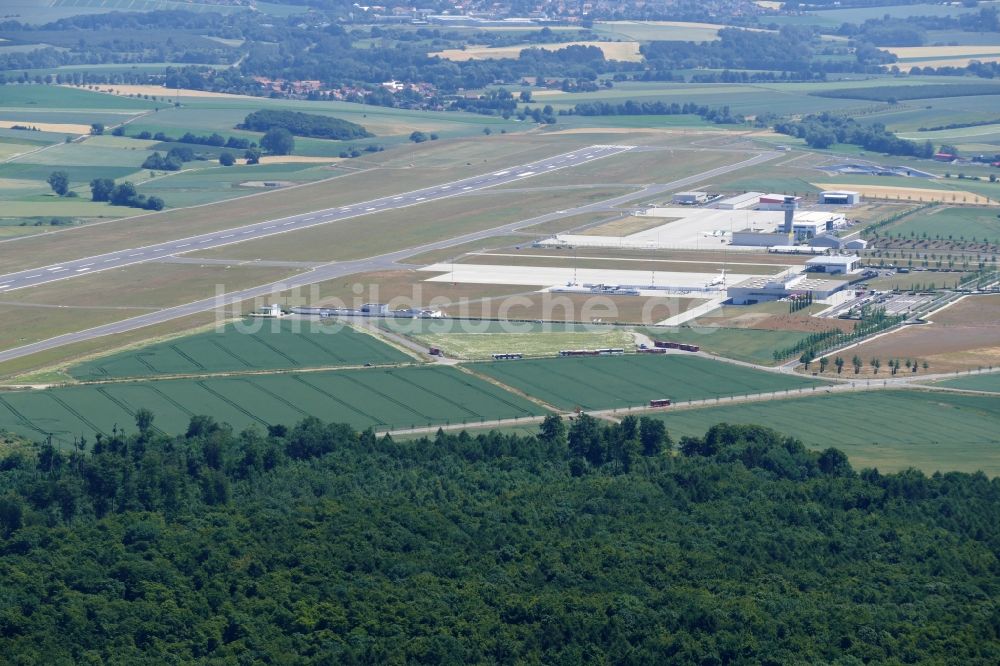 Luftbild Calden - Gelände des Flughafen in Calden im Bundesland Hessen