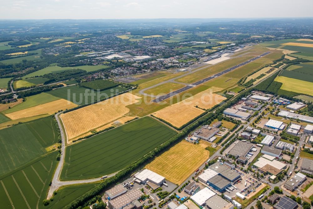 Luftaufnahme Dortmund - Gelände des Flughafen in Dortmund im Bundesland Nordrhein-Westfalen