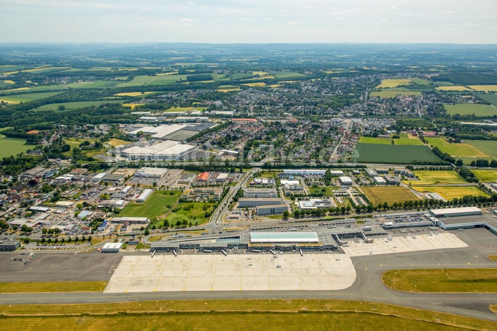 Luftbild Dortmund - Gelände des Flughafen in Dortmund im Bundesland Nordrhein-Westfalen