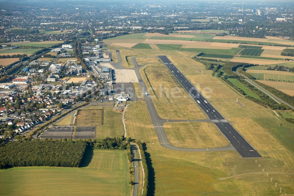 Luftbild Dortmund - Gelände des Flughafen in Dortmund im Bundesland Nordrhein-Westfalen, Deutschland