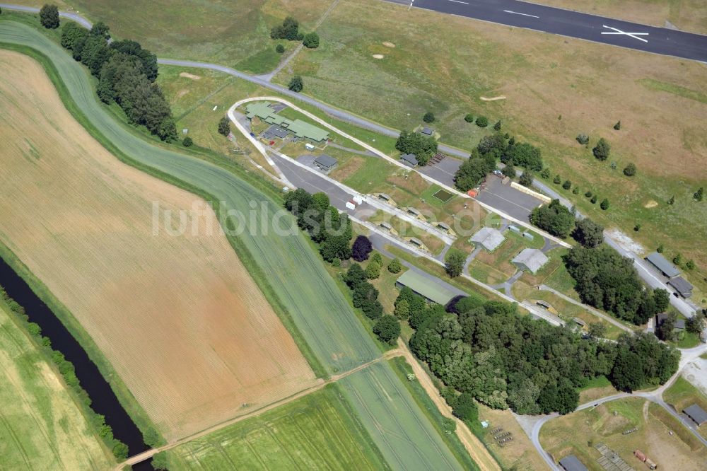 Luftbild Gütersloh - Gelände des Flughafen in Gütersloh im Bundesland Nordrhein-Westfalen