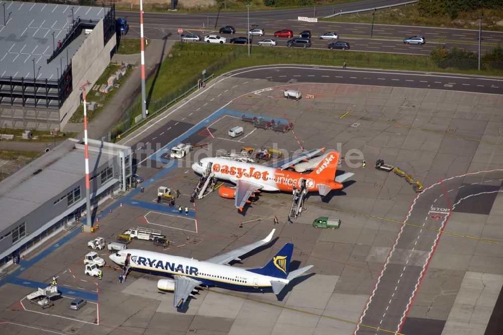 Luftaufnahme Schönefeld - Gelände des Flughafen Schönefeld im Bundesland Brandenburg