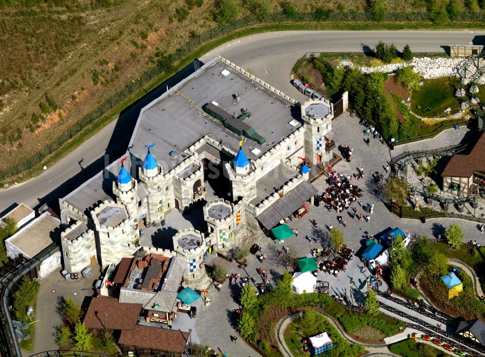 Luftbild Günzburg - Gelände des Freizeitpark Legoland Günzburg im Bundesland Bayern