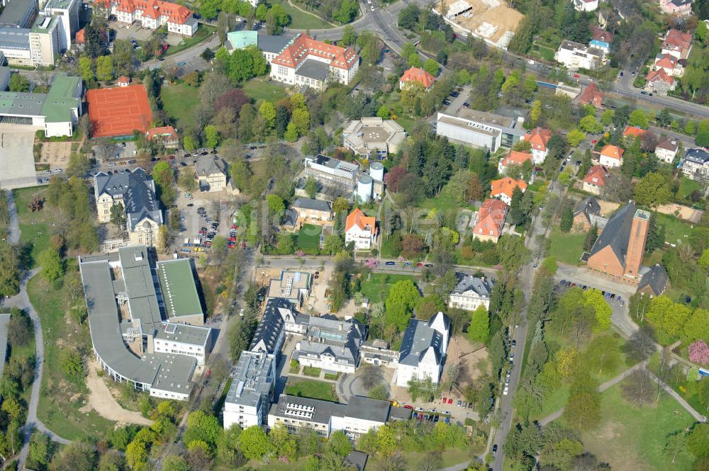 Luftaufnahme Berlin-Dahlem - Gelände des Fritz-Haber-Institut der Max-Planck-Gesellschaft in Berlin - Dahlem