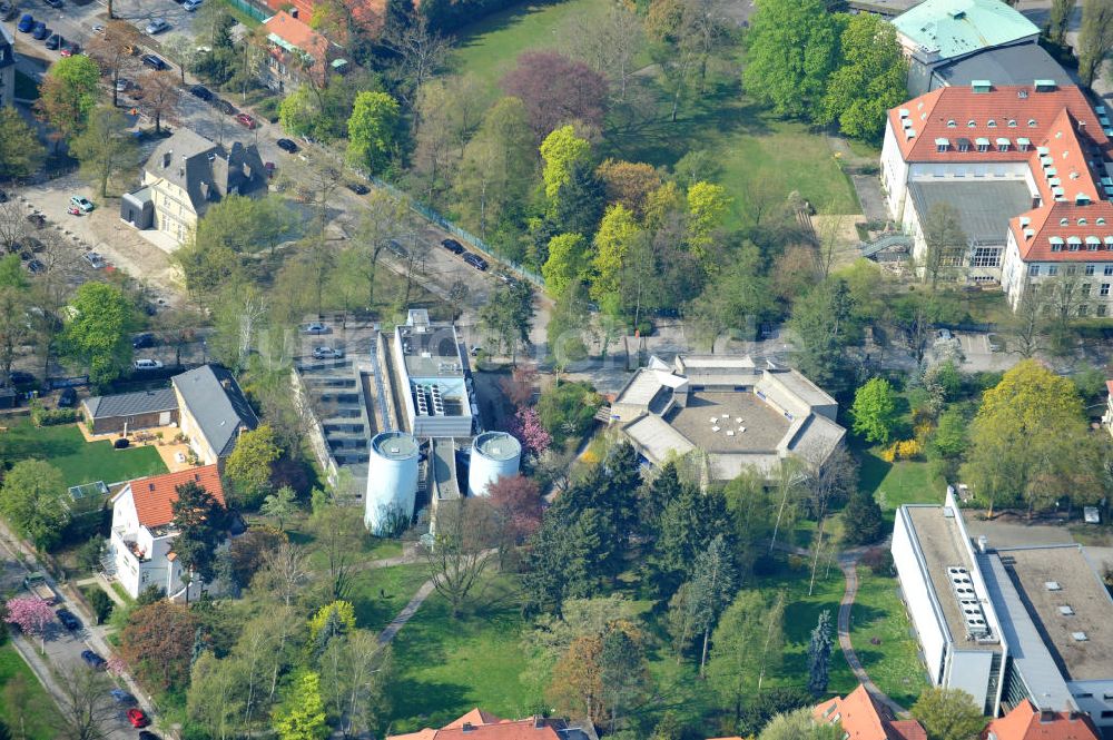 Berlin-Dahlem von oben - Gelände des Fritz-Haber-Institut der Max-Planck-Gesellschaft in Berlin - Dahlem