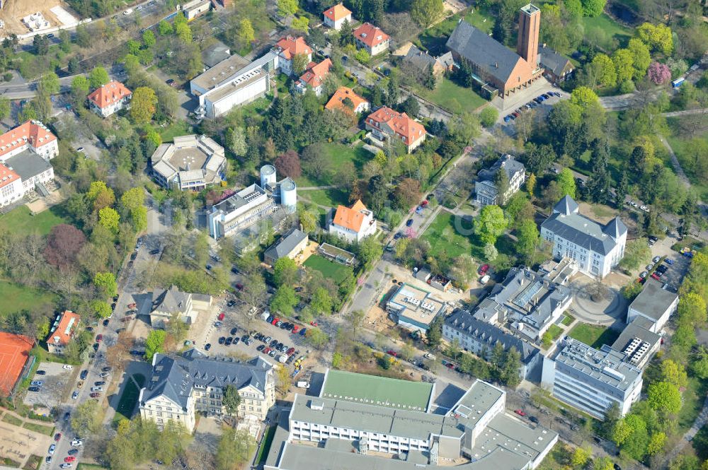 Berlin-Dahlem von oben - Gelände des Fritz-Haber-Institut der Max-Planck-Gesellschaft in Berlin - Dahlem