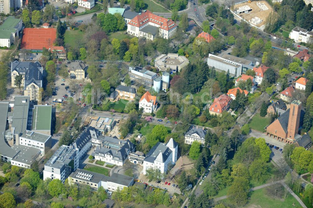 Berlin-Dahlem von oben - Gelände des Fritz-Haber-Institut der Max-Planck-Gesellschaft in Berlin - Dahlem