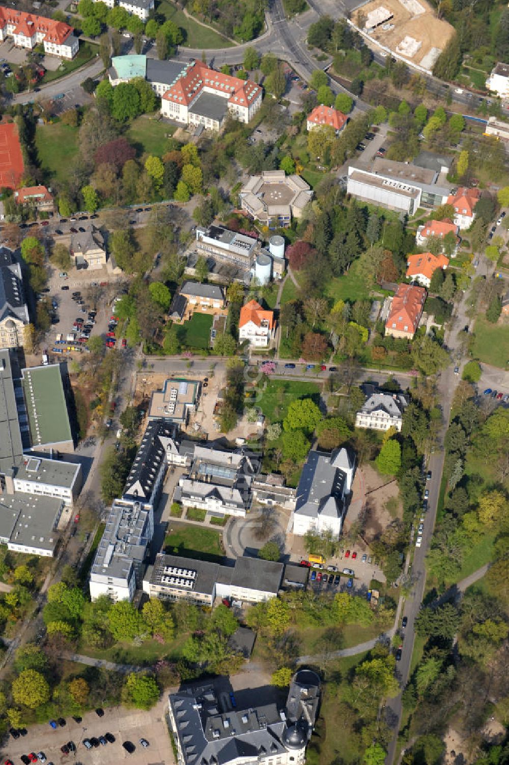 Berlin-Dahlem von oben - Gelände des Fritz-Haber-Institut der Max-Planck-Gesellschaft in Berlin - Dahlem