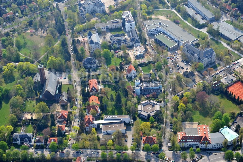 Berlin-Dahlem von oben - Gelände des Fritz-Haber-Institut der Max-Planck-Gesellschaft in Berlin - Dahlem