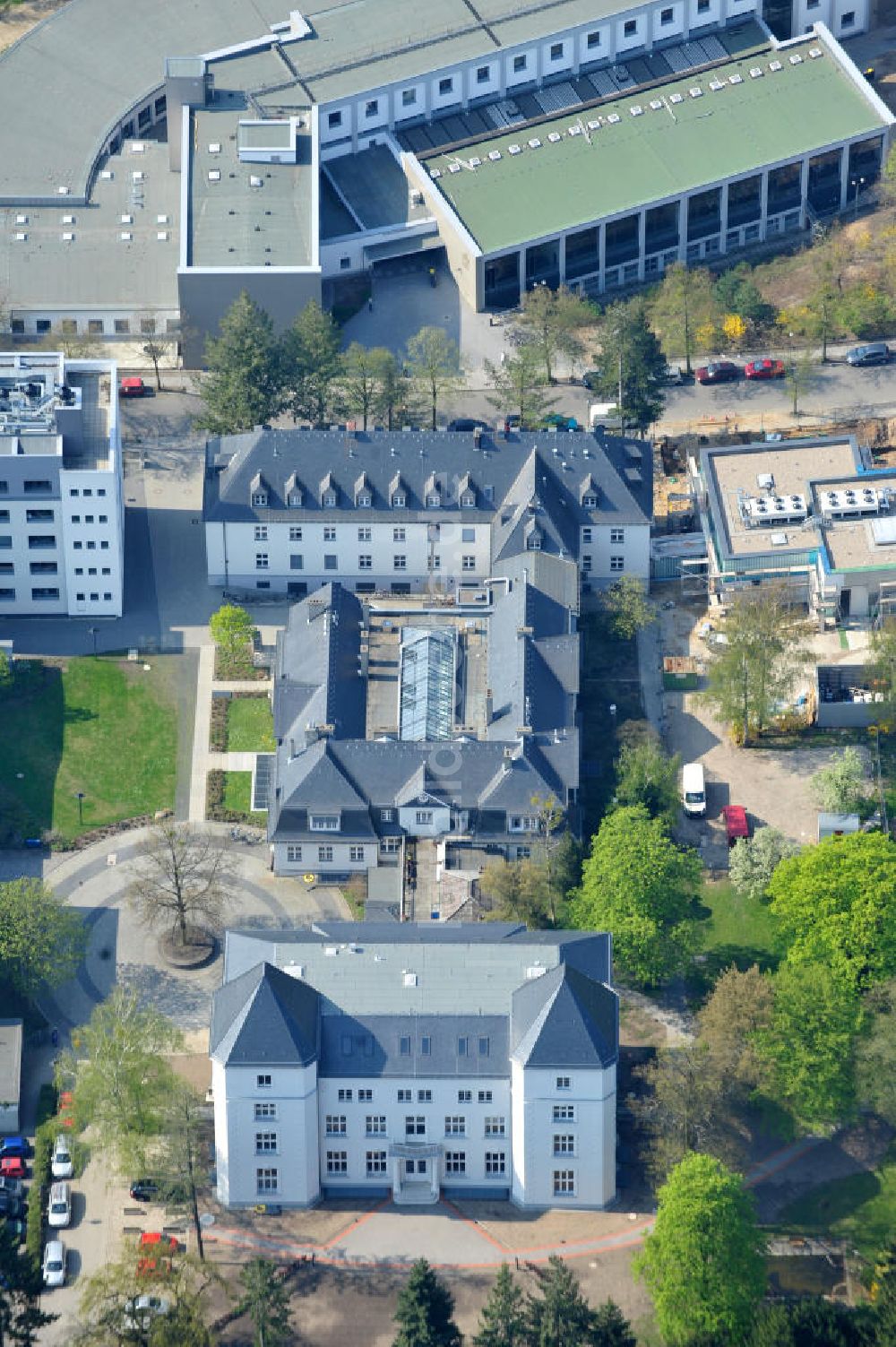 Berlin-Dahlem von oben - Gelände des Fritz-Haber-Institut der Max-Planck-Gesellschaft in Berlin - Dahlem