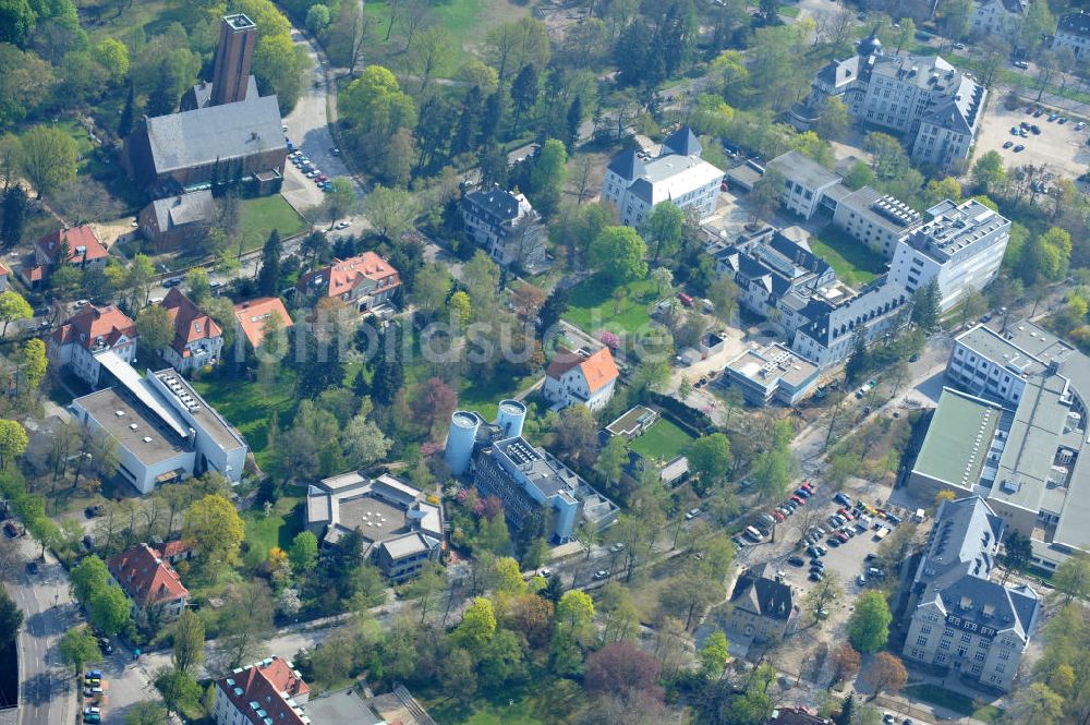 Berlin-Dahlem von oben - Gelände des Fritz-Haber-Institut der Max-Planck-Gesellschaft in Berlin - Dahlem