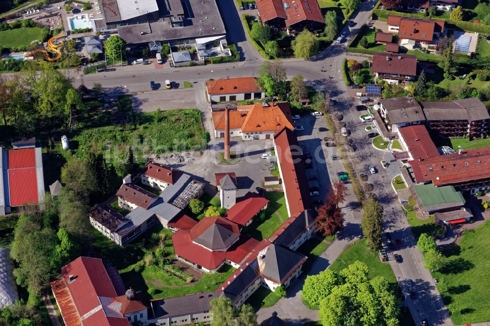 Luftbild Bad Wiessee - Gelände und Gebäude des Jodbades in Bad Wiessee im Bundesland Bayern, Deutschland