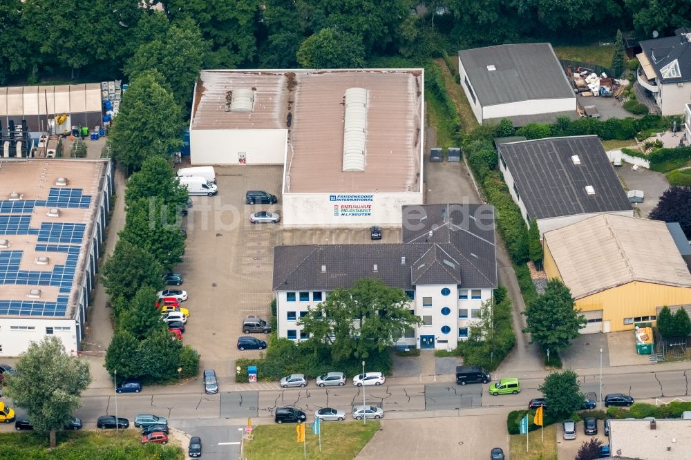 Dinslaken von oben - Gelände der gemeinnützigen Hilfsorganisation Aktion Friedensdorf e.V. in Dinslaken im Bundesland Nordrhein-Westfalen - NRW, Deutschland