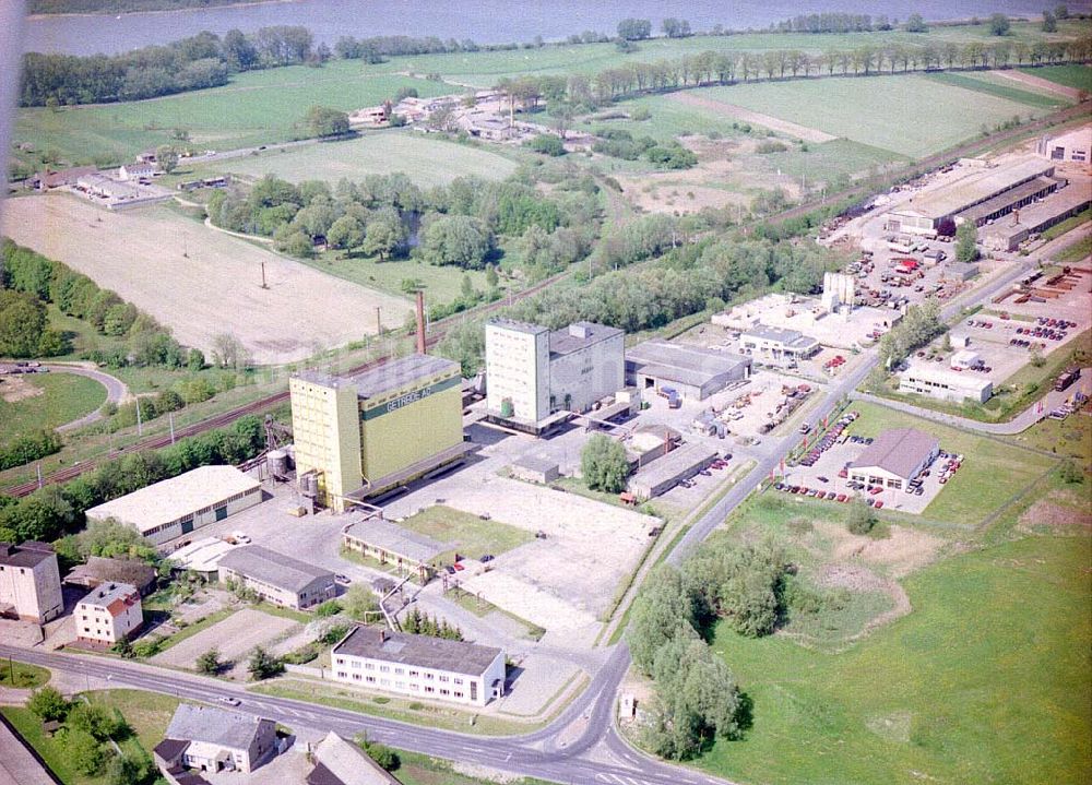 Luftbild Gransee / BRA - Gelände der Getreide AG-Landhandel GmbH Gransee in der Templiner Steraße 13a in 16775 Gransee. Tel.: 03306-79770