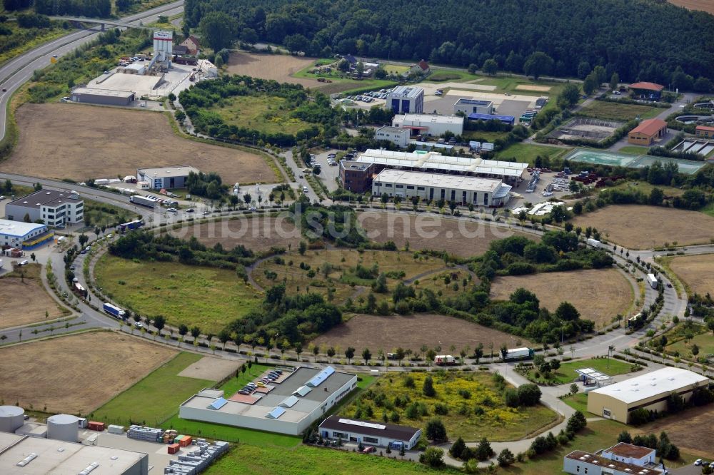 Luftaufnahme Ludwigsfelde - Gelände des Gewerbegebietes PreußenPark in Ludwigsfelde im Bundesland Brandenburg