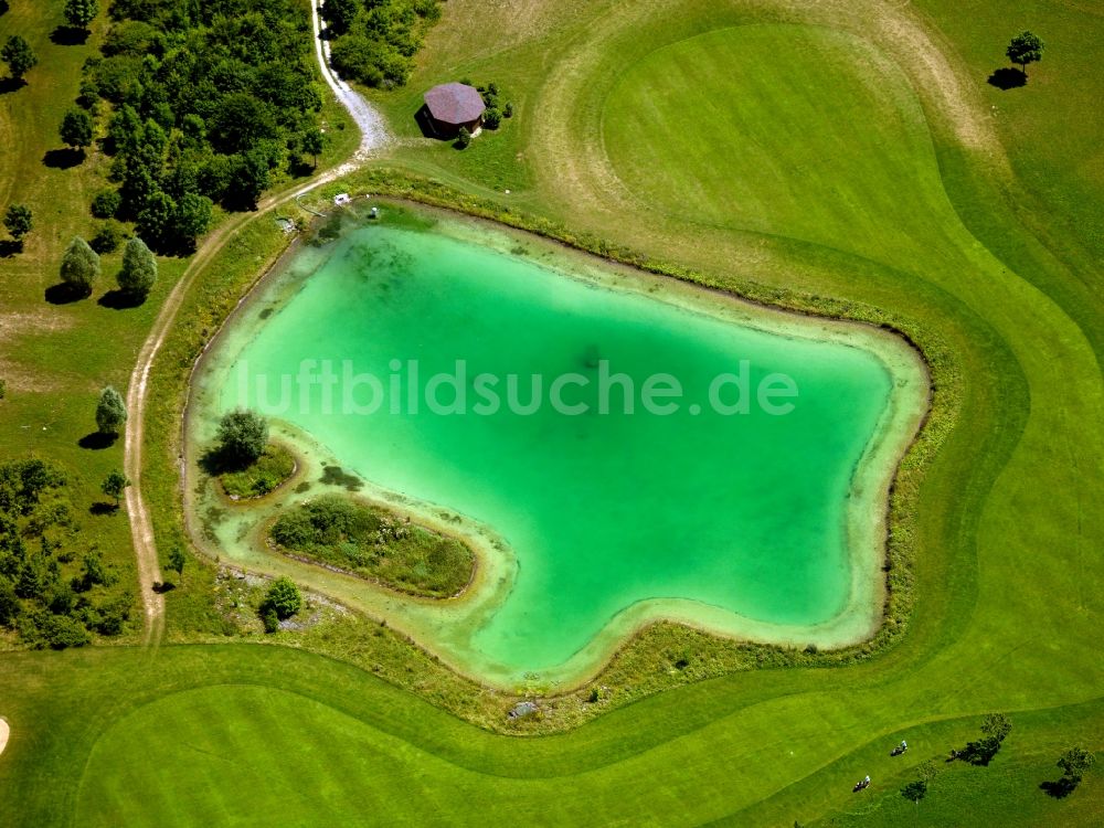 Stühlingen von oben - Gelände des Golfclub Obere Alp bei Stühlingen im Bundesland Baden-Württemberg