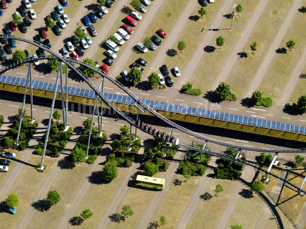 Luftbild Rust - Gelände des größten Freizeit- und Vergnügungsparks Deutschlands, dem Europapark in Rust