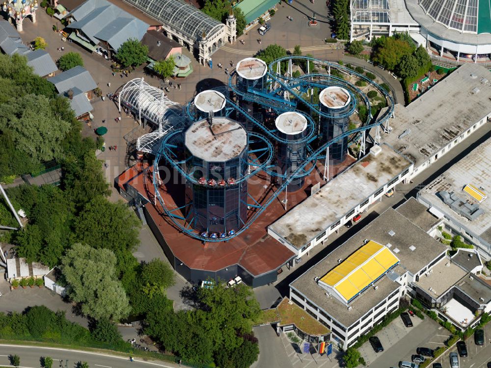 Luftbild Rust - Gelände des größten Freizeit- und Vergnügungsparks Deutschlands, dem Europapark in Rust