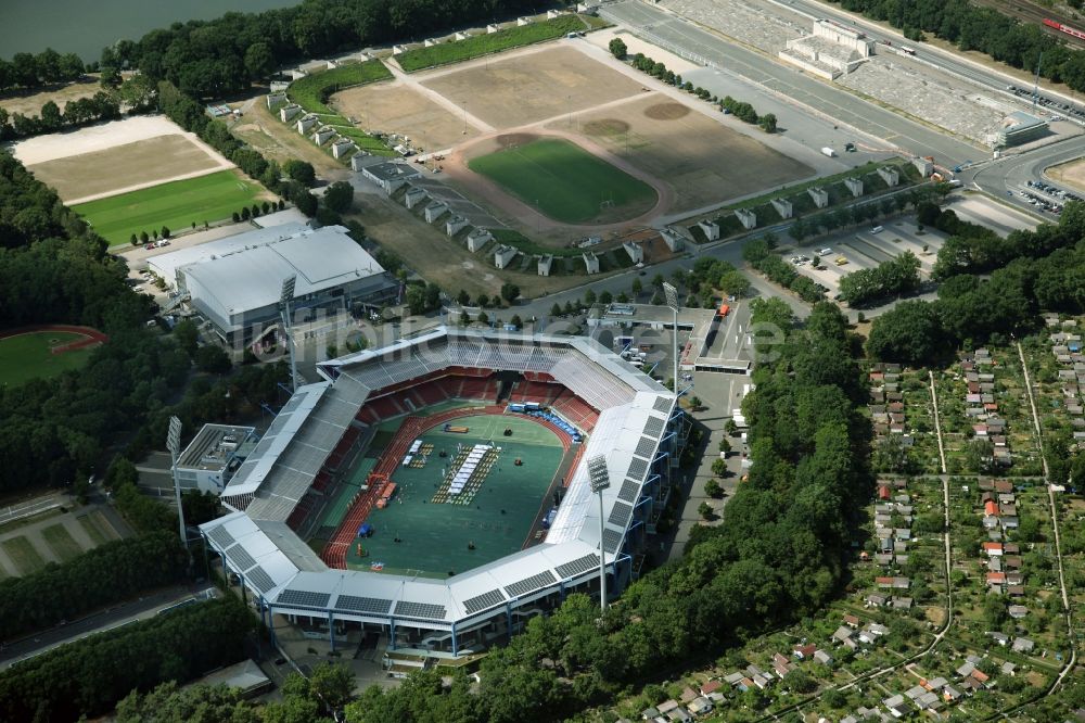 Luftbild Nürnberg - Gelände am Grundig Stadion in Nürnberg im Bundesland Bayern