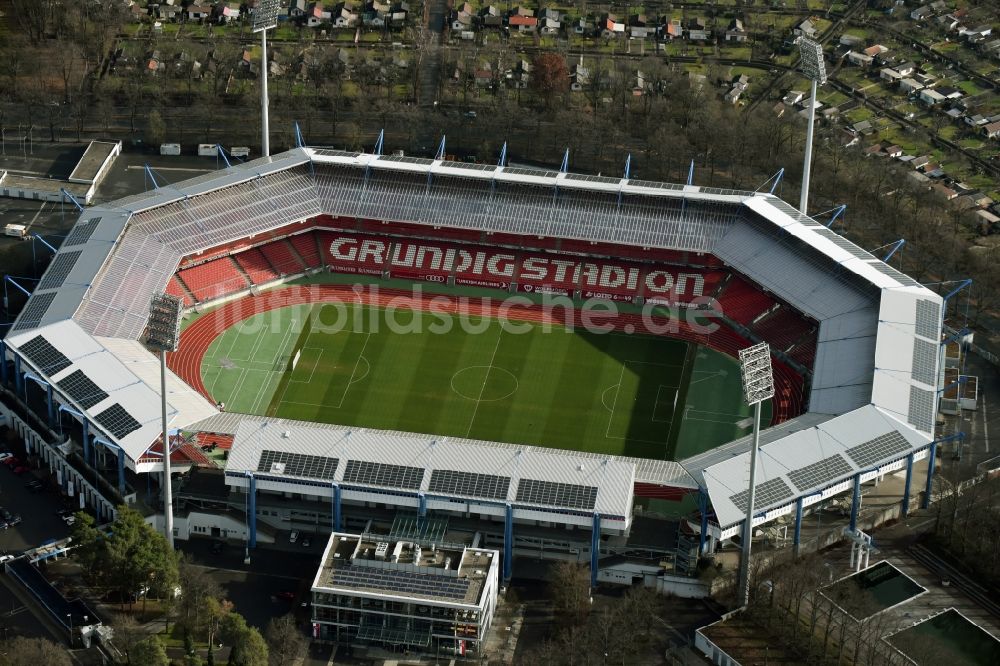 Luftaufnahme Nürnberg - Gelände am Grundig Stadion in Nürnberg im Bundesland Bayern