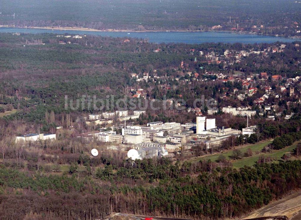 Luftbild Berlin-Wannsee - Gelände des Hahn-Meithner-Institutes an der Glienicker Straße in Berlin Wannsee