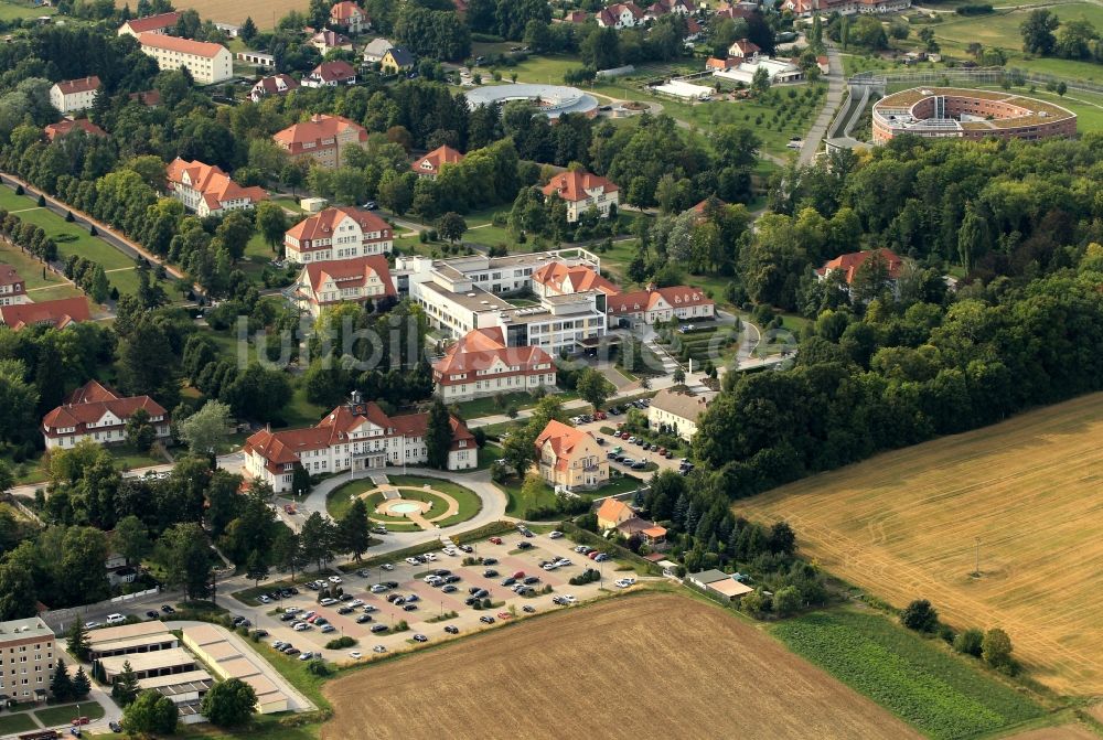 Mühlhausen aus der Vogelperspektive: Gelände des Hainich-Klinikum in Thüringen. 