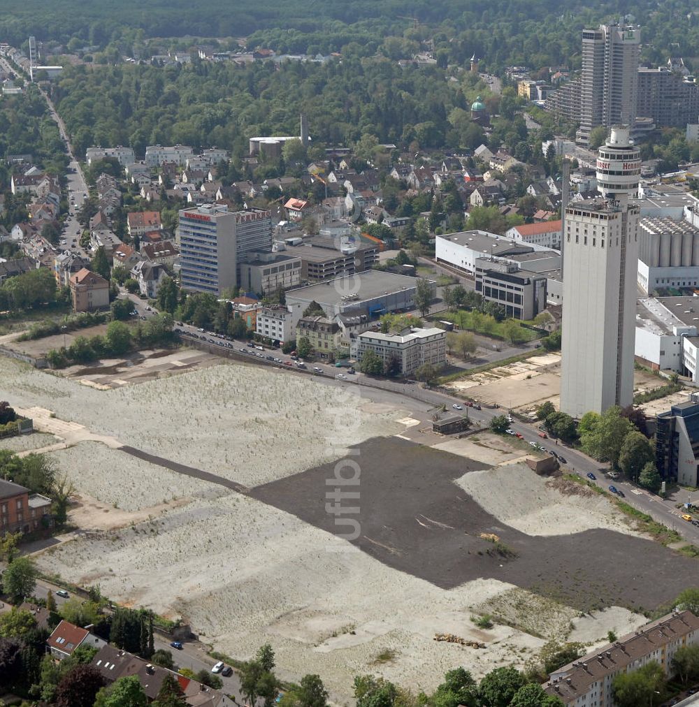 Frankfurt am Main aus der Vogelperspektive: Gelände der Henninger Brauerei