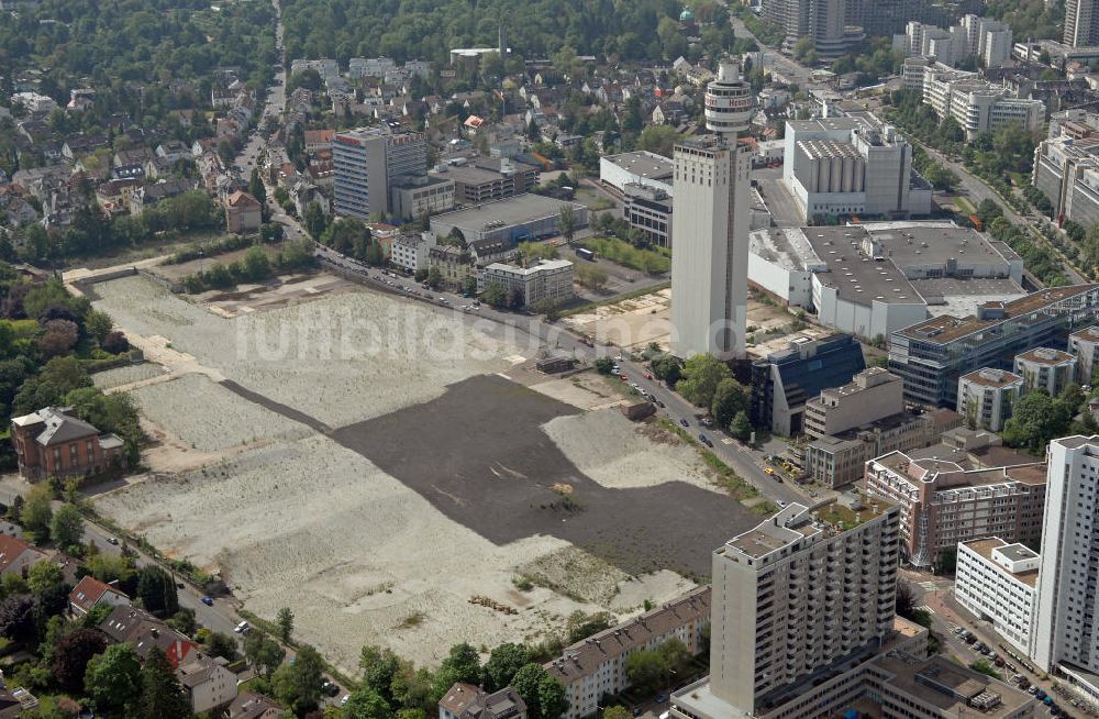 Luftbild Frankfurt am Main - Gelände der Henninger Brauerei