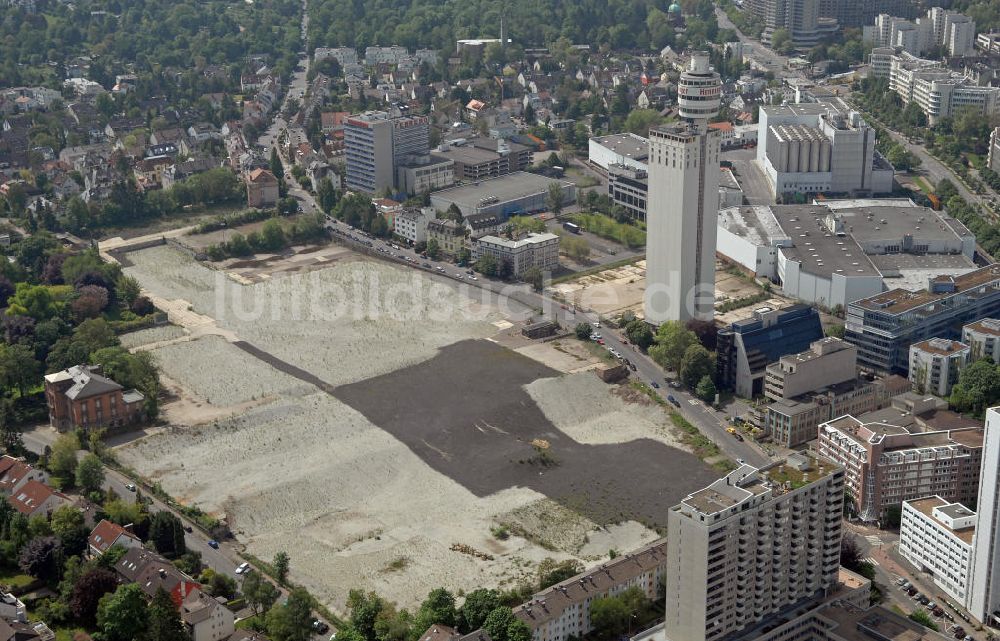 Frankfurt am Main aus der Vogelperspektive: Gelände der Henninger Brauerei