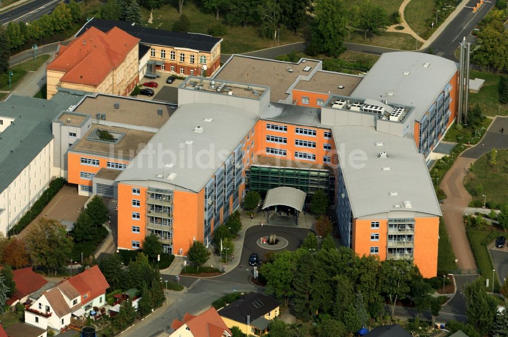 Luftbild Mühlhausen - Gelände der Hufeland Klinikum GmbH in Mühlhausen in Thüringen