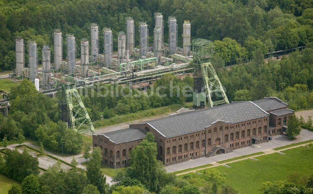 Luftbild Gladbeck - Gelände des Industriedenkmal Zeche Zweckel , einem stillgelegten Steinkohle - Bergwerk in Gladbeck in Nordrhein-Westfalen