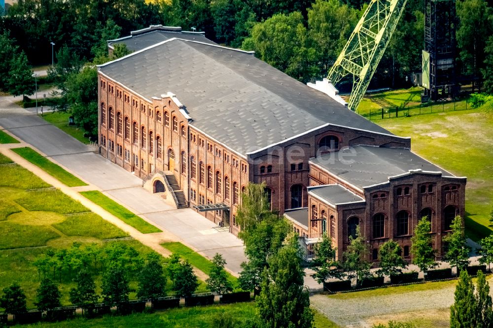 Gladbeck von oben - Gelände des Industriedenkmal Zeche Zweckel , einem stillgelegten Steinkohle - Bergwerk in Gladbeck in Nordrhein-Westfalen