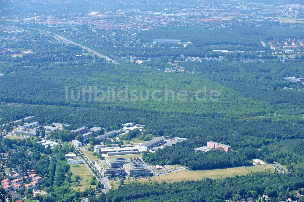 Berlin aus der Vogelperspektive: Gelände des Innovationspark Wuhlheide Berlin Köpenick