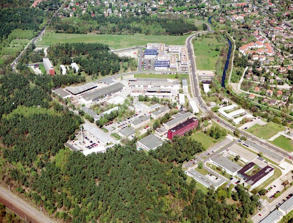 Luftbild Berlin - Köpenick - Gelände des Innovationsparkes Wuhlheide in Berlin - Köpenick.