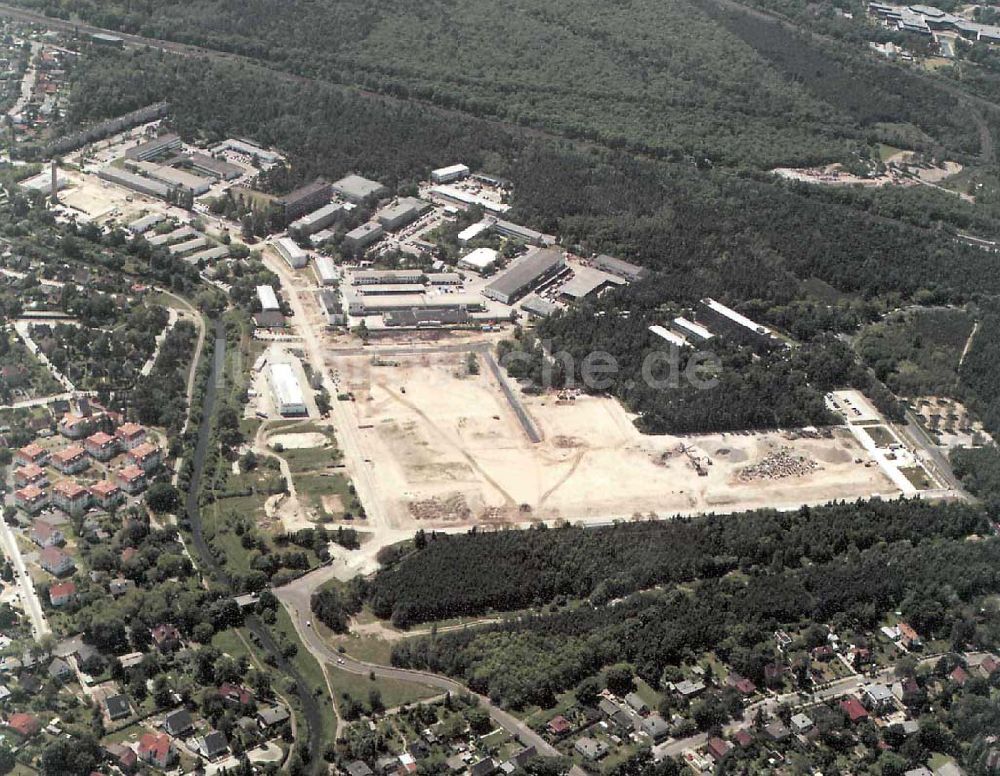 Luftaufnahme Berlin - Köpenick - Gelände des Innovationsparkes Wuhlheide in Berlin - Köpenick