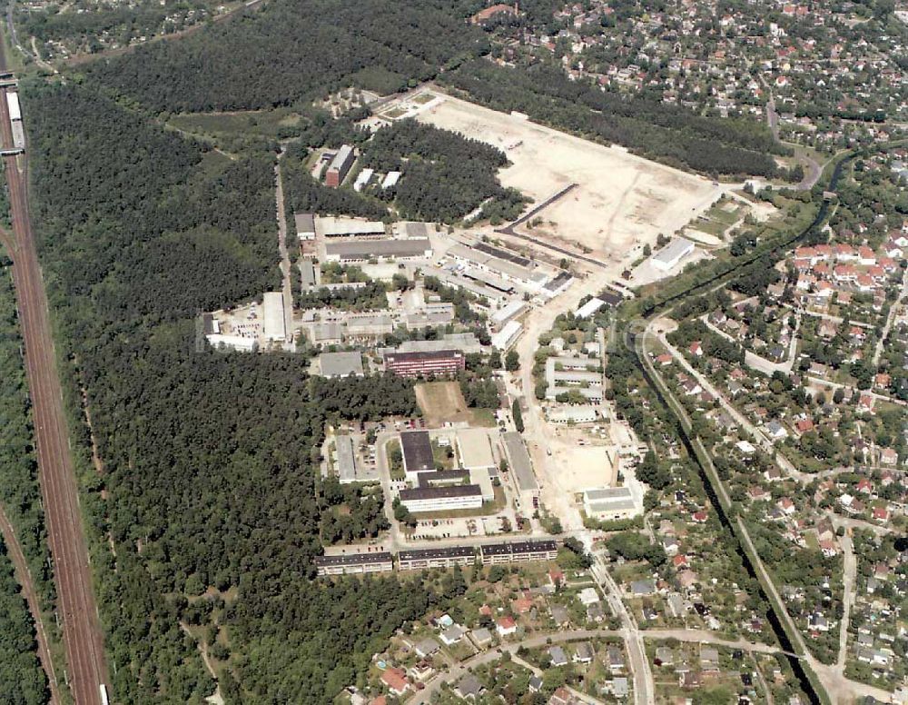 Luftbild Berlin - Köpenick - Gelände des Innovationsparkes Wuhlheide in Berlin - Köpenick