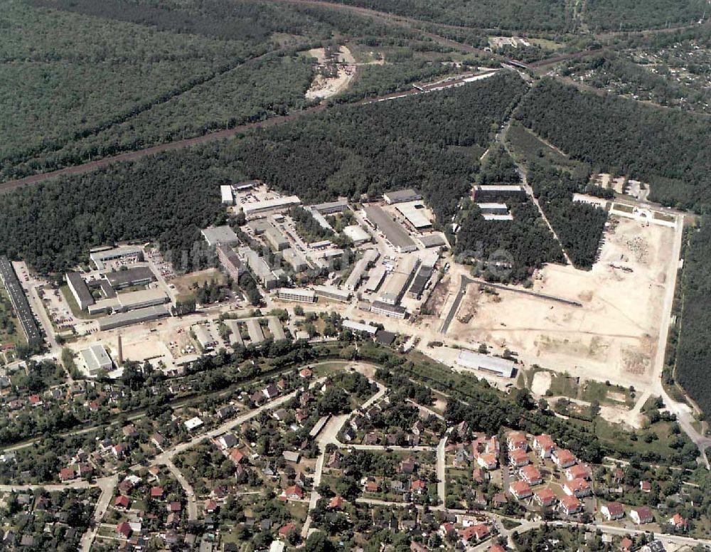 Berlin - Köpenick von oben - Gelände des Innovationsparkes Wuhlheide in Berlin - Köpenick