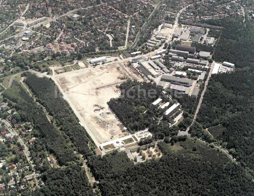 Luftbild Berlin - Köpenick - Gelände des Innovationsparkes Wuhlheide in Berlin - Köpenick