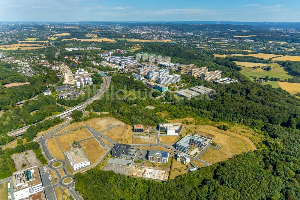 Luftbild Bochum - Gelände des Innovationszentrums Gesundheitswirtschaft auf dem Gesundheitscampus im Ortsteil Bochum Süd in Bochum im Bundesland Nordrhein-Westfalen