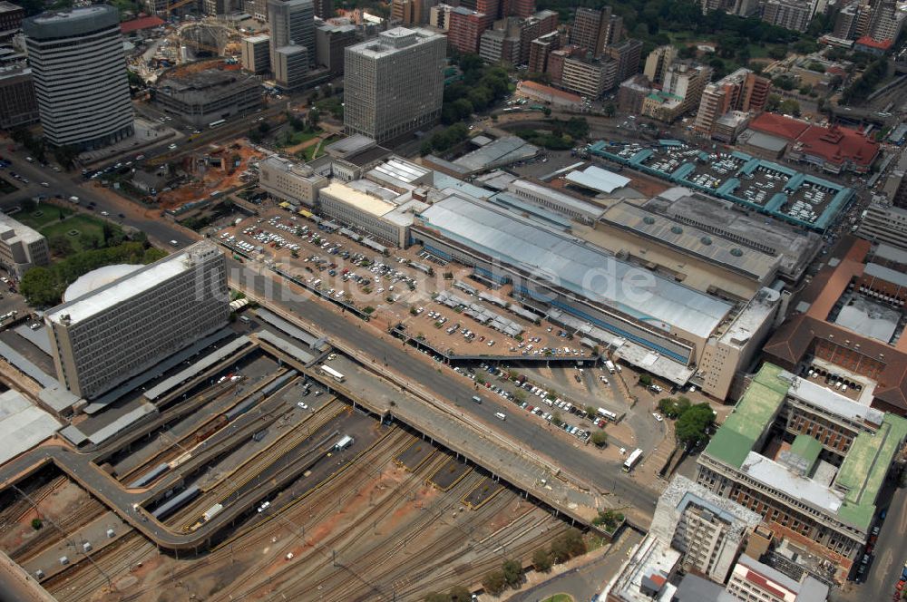 Luftaufnahme JOHANNESBURG - Gelände der Johannesburg Park Station