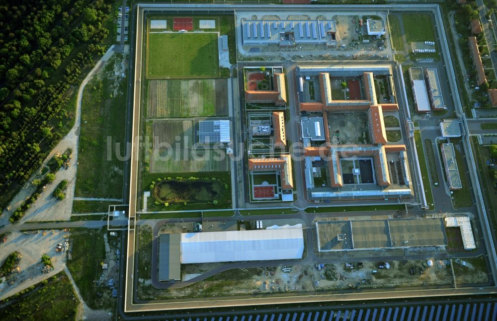 Luftaufnahme Brandenburg an der Havel - Gelände der Justizvollzugsanstalt Brandenburg an der Havel im Bundesland Brandenburg