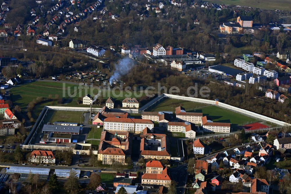 Luftaufnahme Bayreuth - Gelände der Justizvollzugsanstalt JVA in Bayreuth im Bundesland Bayern