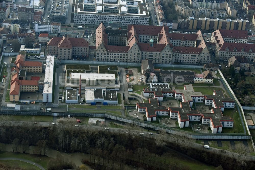 Luftbild Nürnberg - Gelände der Justizvollzugsanstalt JVA in Nürnberg im Bundesland Bayern