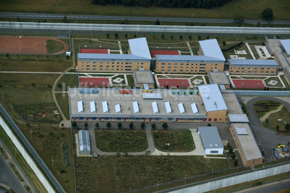 Luftaufnahme Luckau - Gelände der JVA Luckau-Duben in Luckau im Bundesland Brandenburg