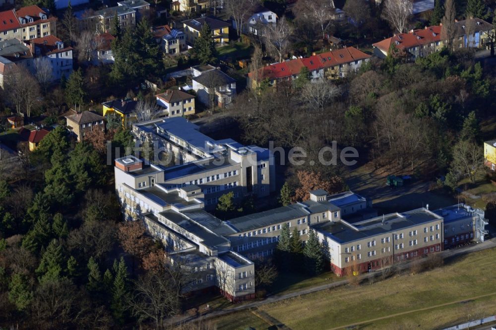 Berlin von oben - Gelände der Katholische Hochschule für Sozialwesen in Berlin - Karlshorst