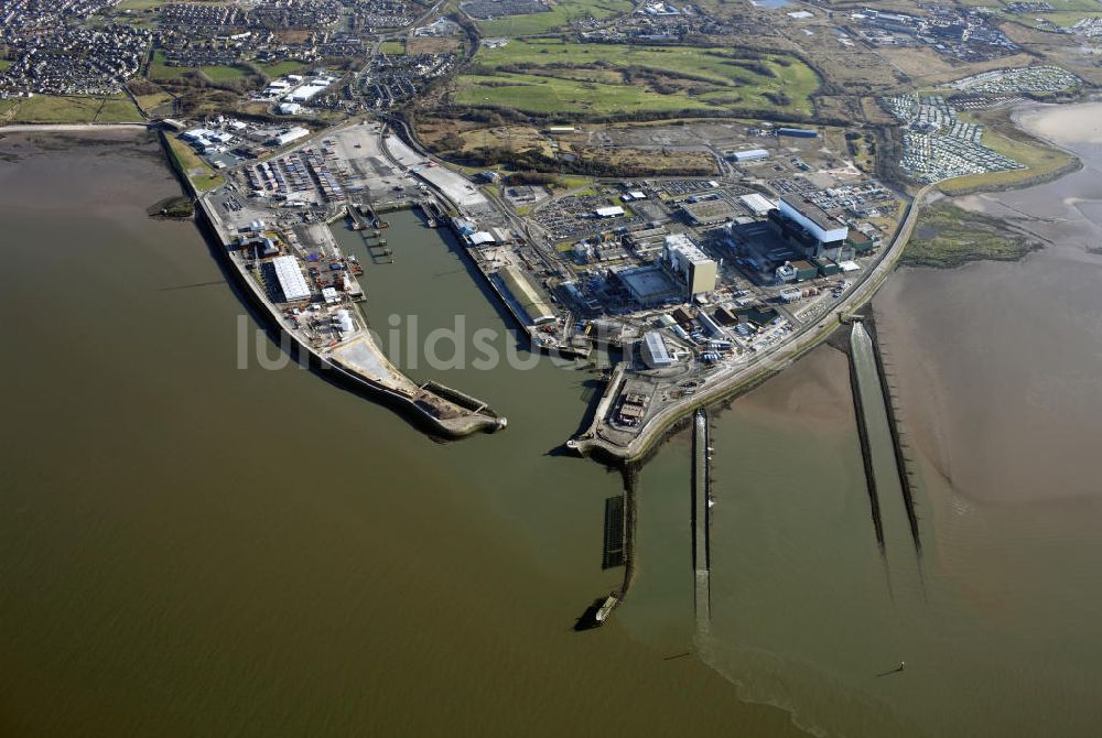 Luftbild Heysham - Gelände des Kernkraftwerkes Heysham