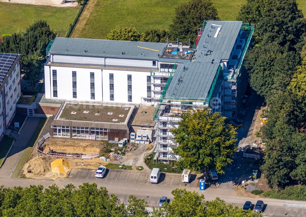 Bottrop von oben - Gelände der Klinik Marienhospital an der Josef-Albers-Straße in Bottrop im Bundesland Nordrhein-Westfalen